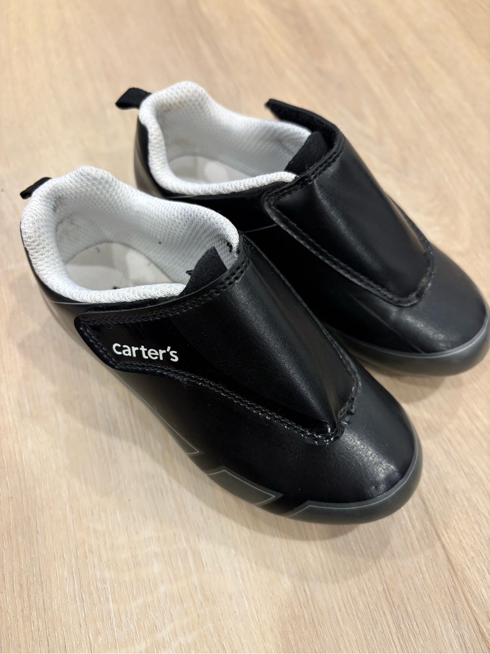 Carter's Toddler Black Velcro Soccer Cleats - Size 10